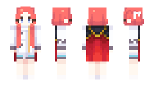 Minecraft skin Yuzu_Hanaoka