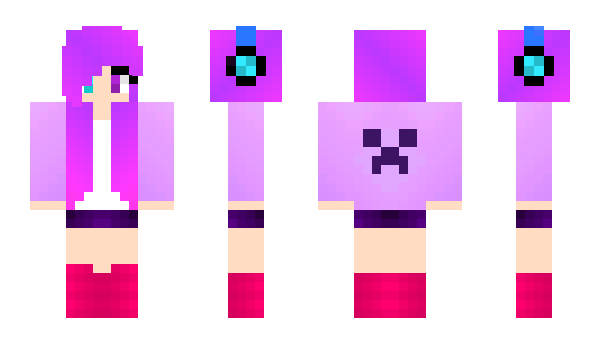 Minecraft skin Purplewings