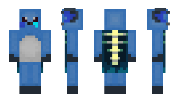 Minecraft skin BitcoinChan