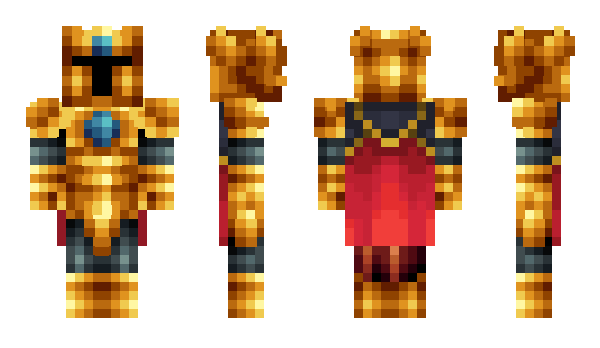 Minecraft skin GoldennKnight