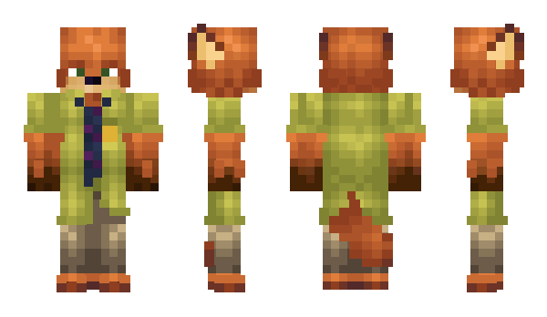 Minecraft skin Zoootopia