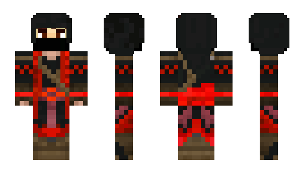 Minecraft skin Akuga