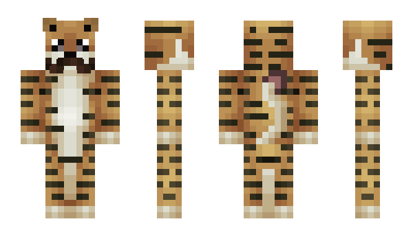 Minecraft skin AquaTwig