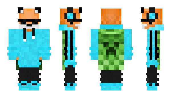 Minecraft skin DesiFox