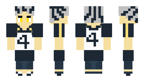 Minecraft скин по нику Bokuto7777