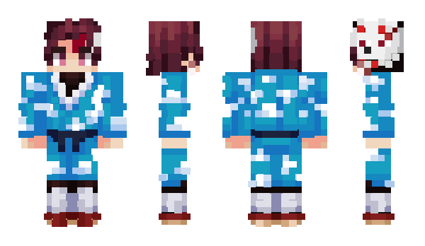 Minecraft skin HarashiX