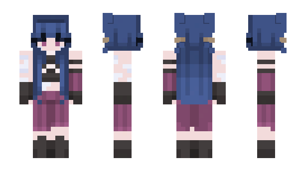 Minecraft skin JustBibiana