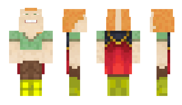 Minecraft skin underground_bean