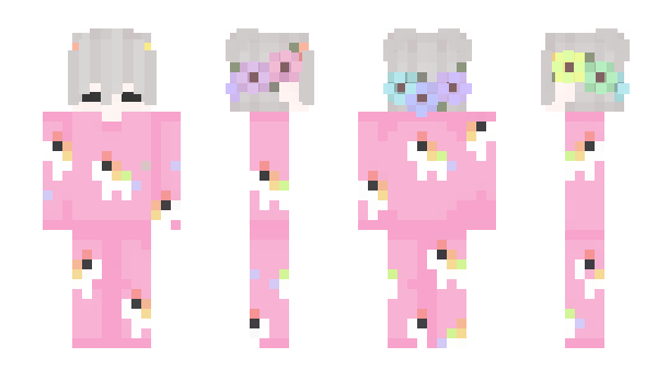 Minecraft skin PinkLoli