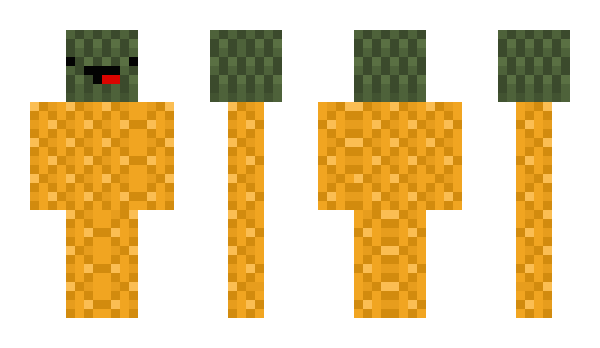 Minecraft skin pineapple01