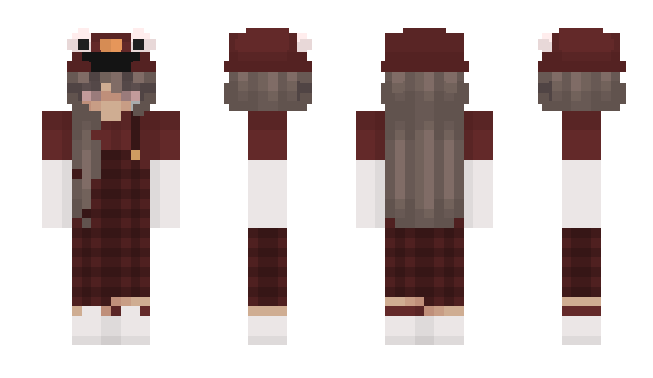 Minecraft skin crqissant