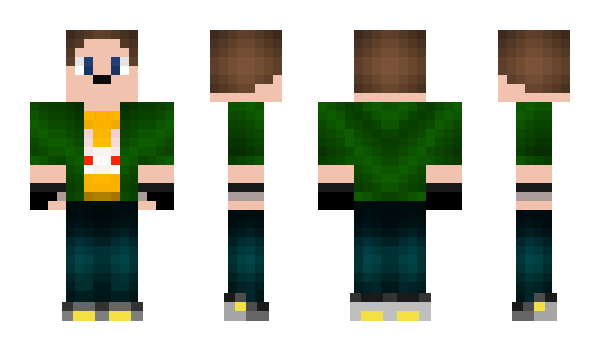 Minecraft skin Wabbyte