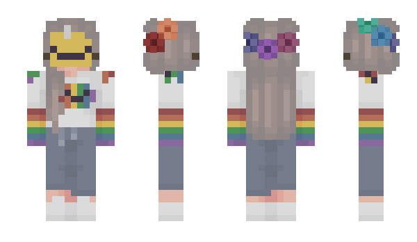 Minecraft skin Rainbowblobb