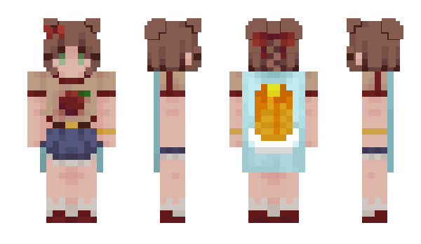 Minecraft skin Appliee