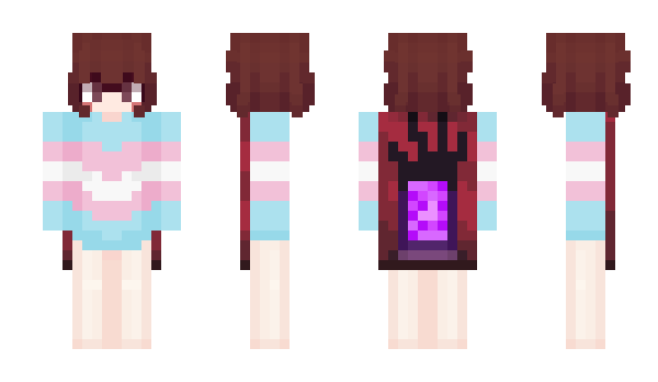 Minecraft skin TransMacaroon