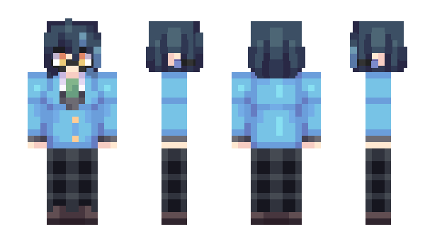 Minecraft skin applewonton