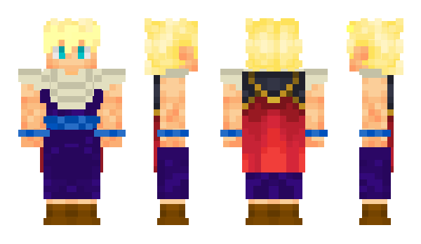 Minecraft skin GohanBlue