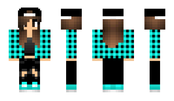 Minecraft skin AwesomeisBlue