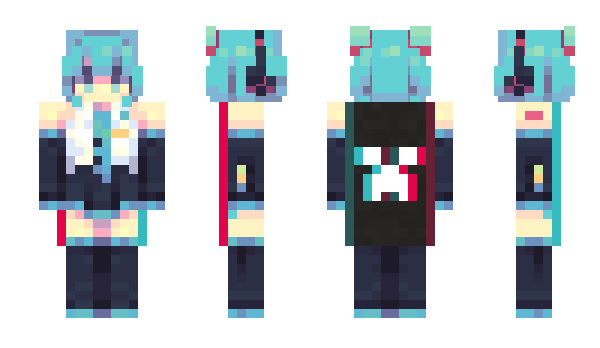 Minecraft skin Lunabewwy