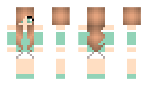 Minecraft skin bluegirlmia2311
