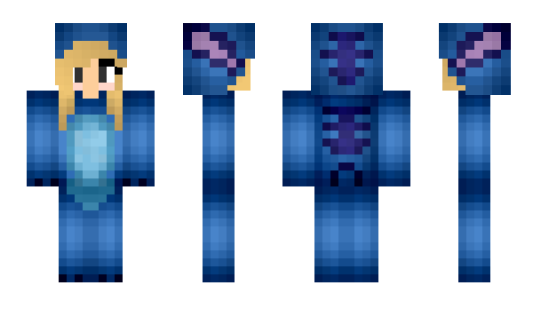 Minecraft skin dxrix_the_blue