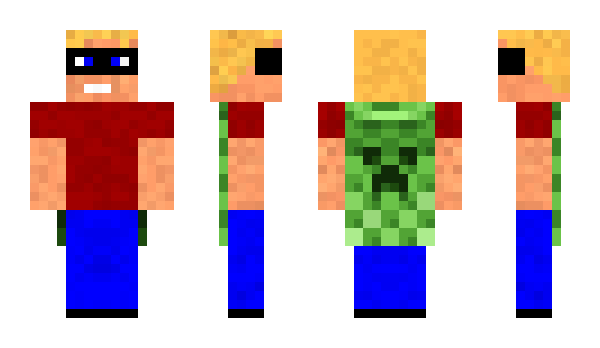 Minecraft skin Halfasleep_