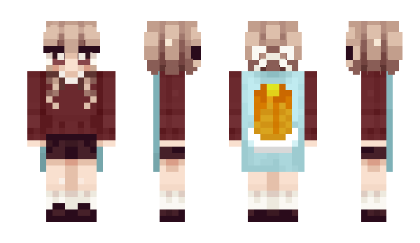 Minecraft скін по ніку SilverDusky