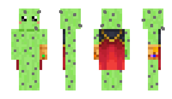 Minecraft skin Kacktastrophe