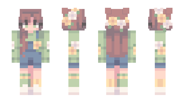 Minecraft скин по нику PookieMo