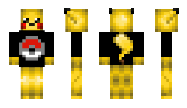 Minecraft скин по нику PikaRules