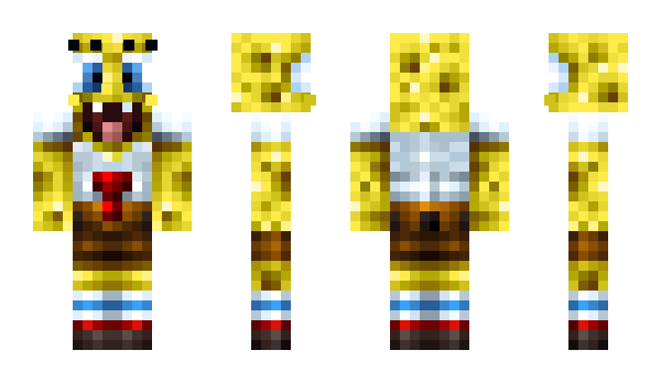 Minecraft skin _SpongeBob_