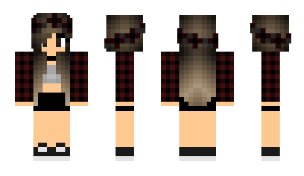 Minecraft skin Girl_Miner