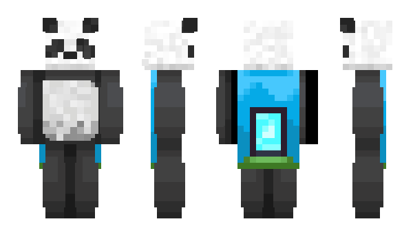 Minecraft skin GamingxPanda