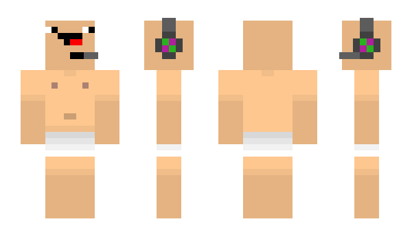 Minecraft skin MEEPICPREDATOR