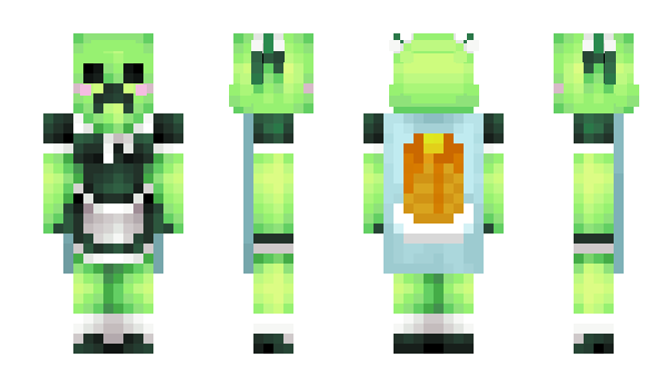 Minecraft skin PunkSnowman