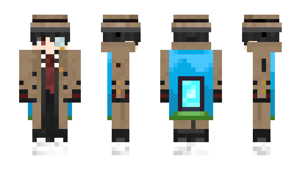 Minecraft скин по нику IsagiPlayz