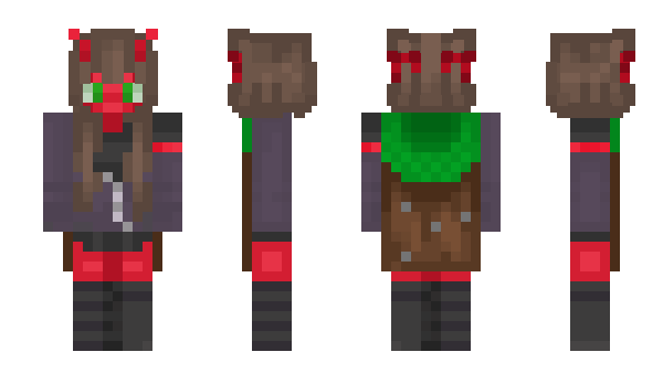 Minecraft скин по нику MakesMeRed
