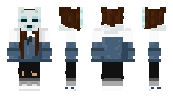 Minecraft skin Neon_blue17