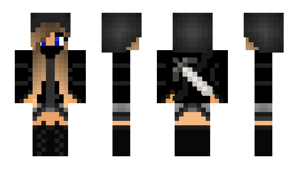 Minecraft скін по ніку Vanessa_666