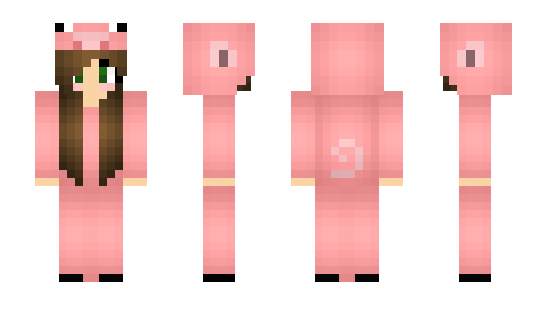 Minecraft skin PinkandBlue