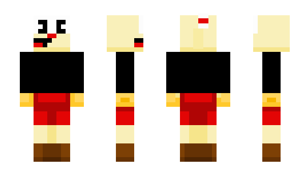 Minecraft скин по нику CupheadShow
