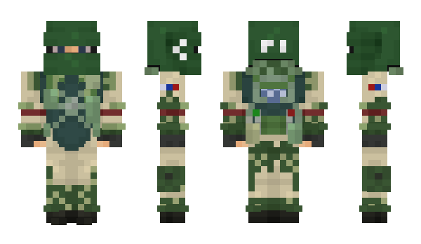 Minecraft skin Soldier187