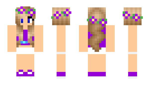 Minecraft skin flowerxox