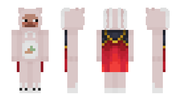 Minecraft skin whitePL