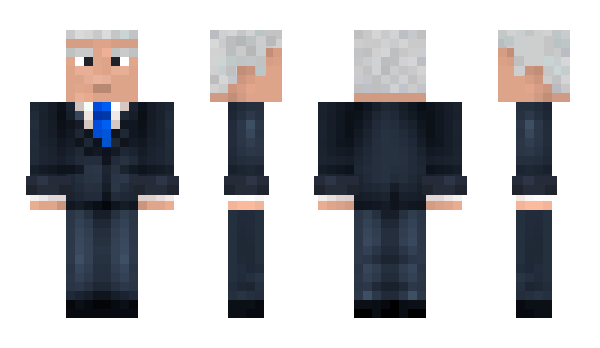 Minecraft skin BibiNetanyahu