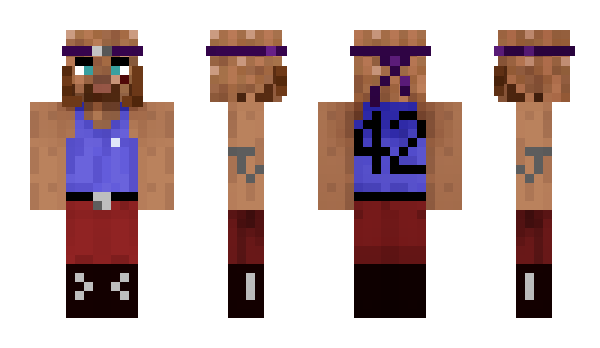 Minecraft skin iDug