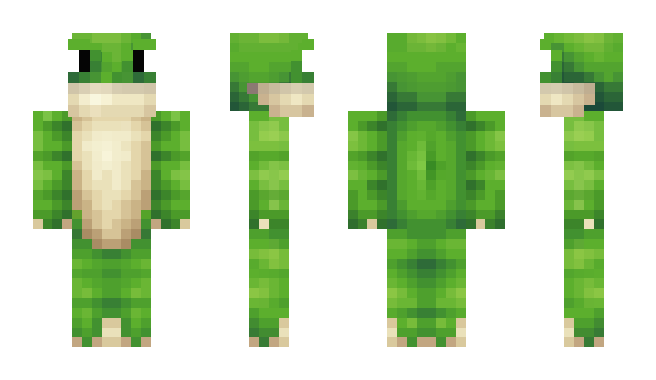 Minecraft skin KermitFroggy201