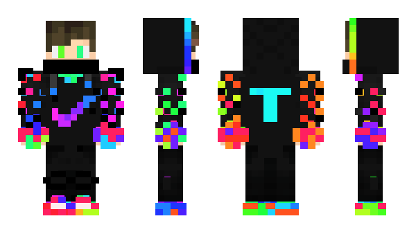 Minecraft skin rainbowbutter26