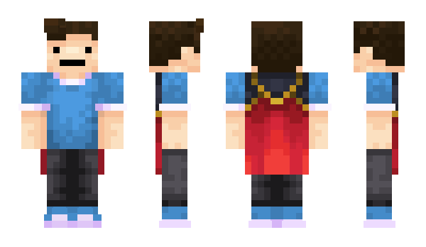 Minecraft skin Blue_Seed_