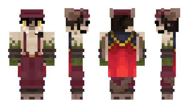 Minecraft skin MoonieFu